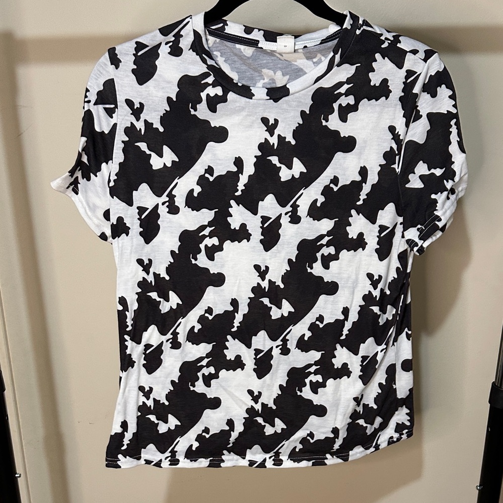 Monochrome Camouflage T-Shirt